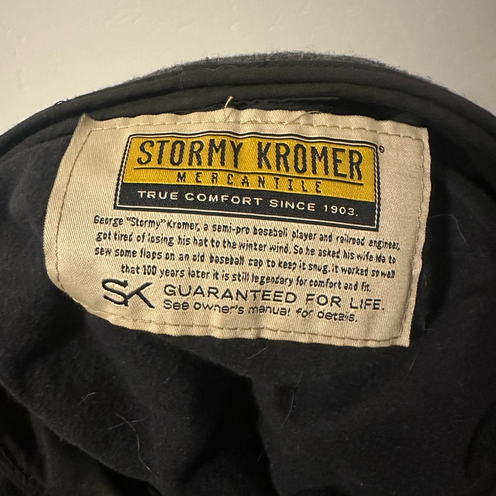 Stormy Kromer Black Wool Hat